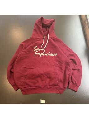 Model T San Francisco Burgundy Hoodie Large